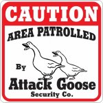 ATTACK GOOSE SIGN!