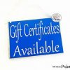 Gift Certificates