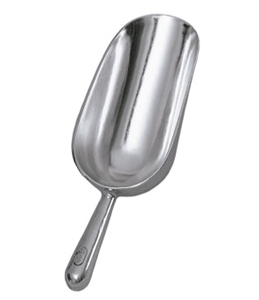 New Heavy Aluminum Feed Scoop 12 oz - Click Image to Close