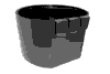 BTC#4 BLACK 1/2 pt. Cage Cup (6 Count)