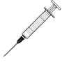 H-4-4 SYRINGES 25 GAUGE NEEDLE 3 CC SIZE EACH ! - Click Image to Close