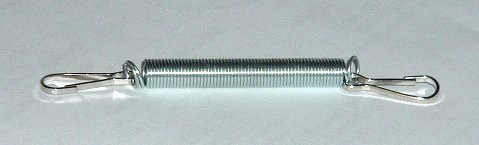 3.5" HEAVY DUTY SPRING WITH CLIPS ON EACH END
