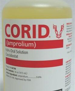 H-3-7 Corid Liquid 9.6%  16 Ounce FINALLY BACK!